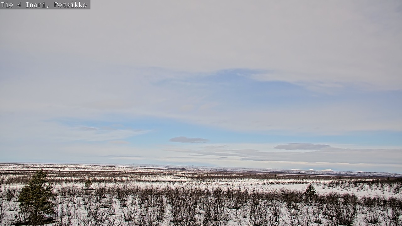 Weather Camera Image Väg 4 Enare, Petsikko, Inari, Lappi