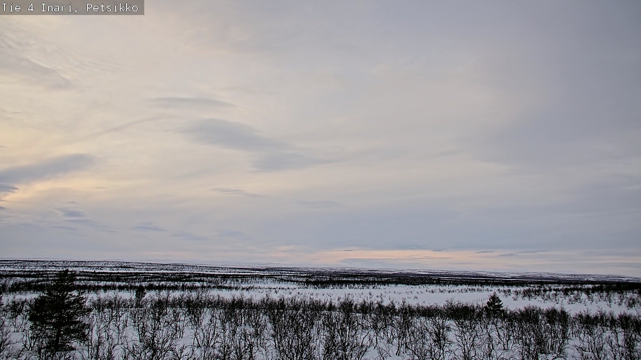 Kelikamerat Kuva Tie 4 Inari, Petsikko, Inari, Lappi