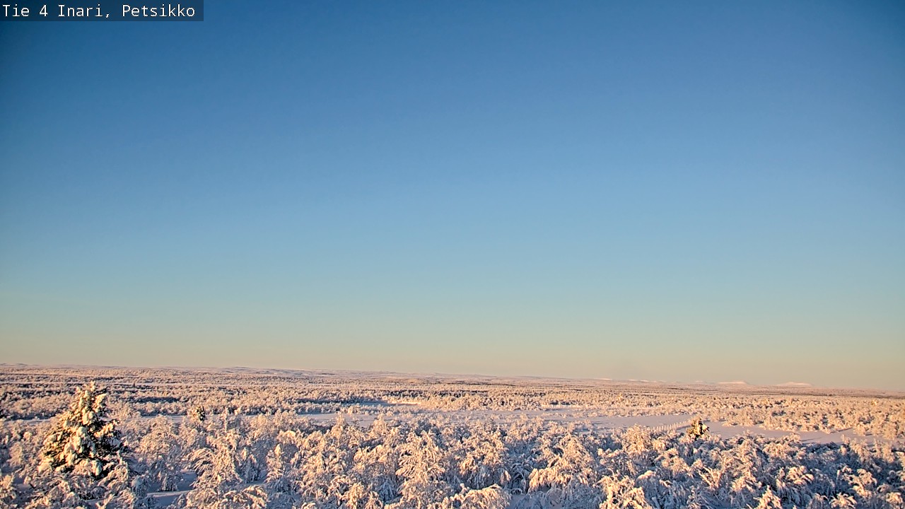 Weather Camera Image Väg 4 Enare, Petsikko, Inari, Lappi