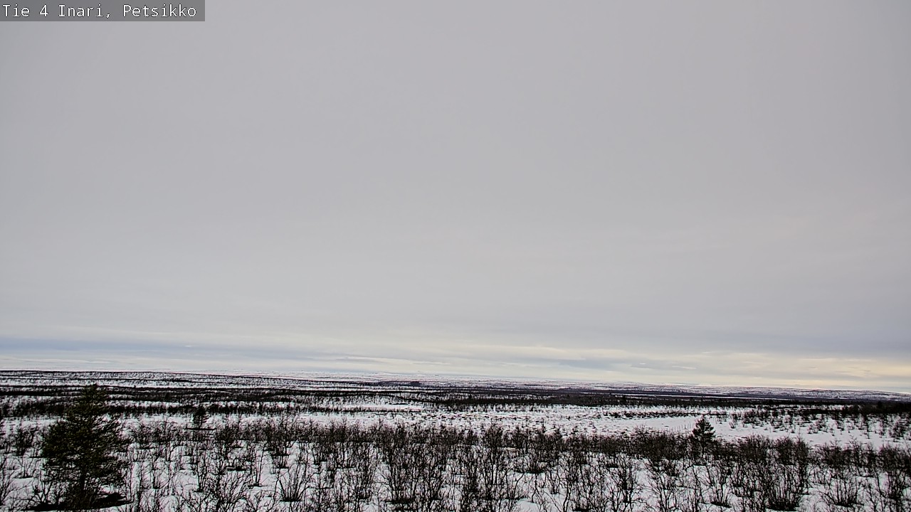 Weather Camera Image Väg 4 Enare, Petsikko, Inari, Lappi