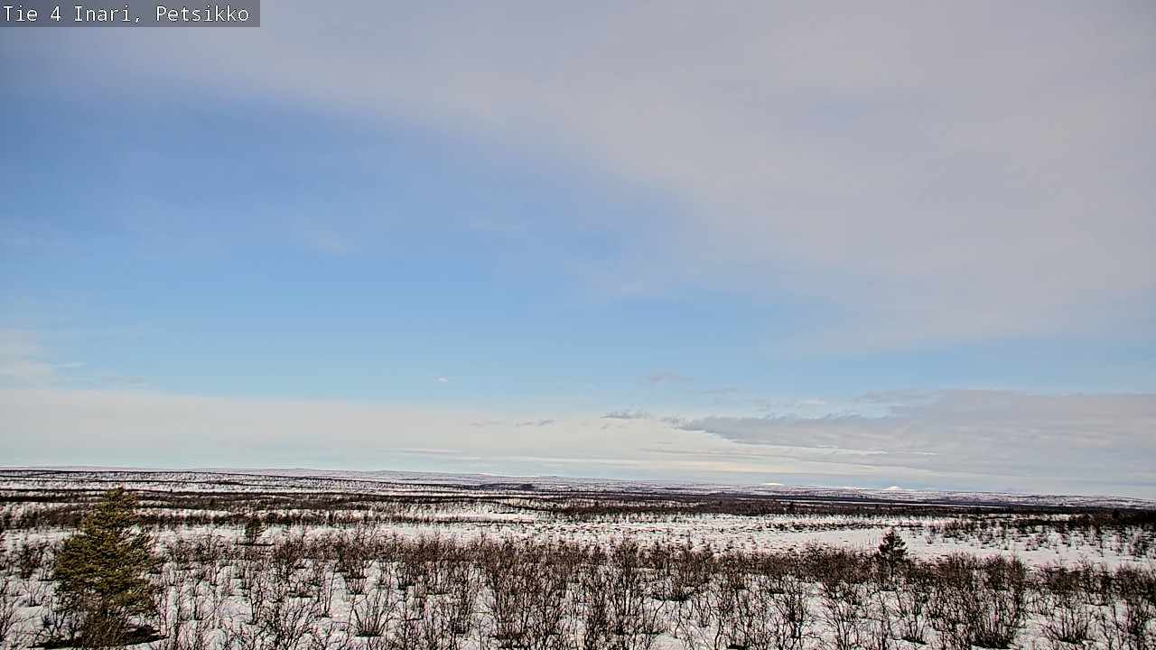 Weather Camera Image Väg 4 Enare, Petsikko, Inari, Lappi