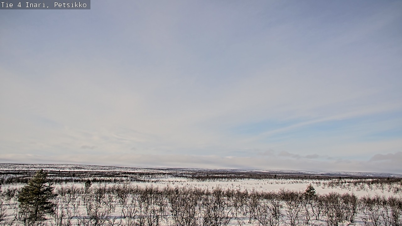 Kelikamerat Kuva Tie 4 Inari, Petsikko, Inari, Lappi