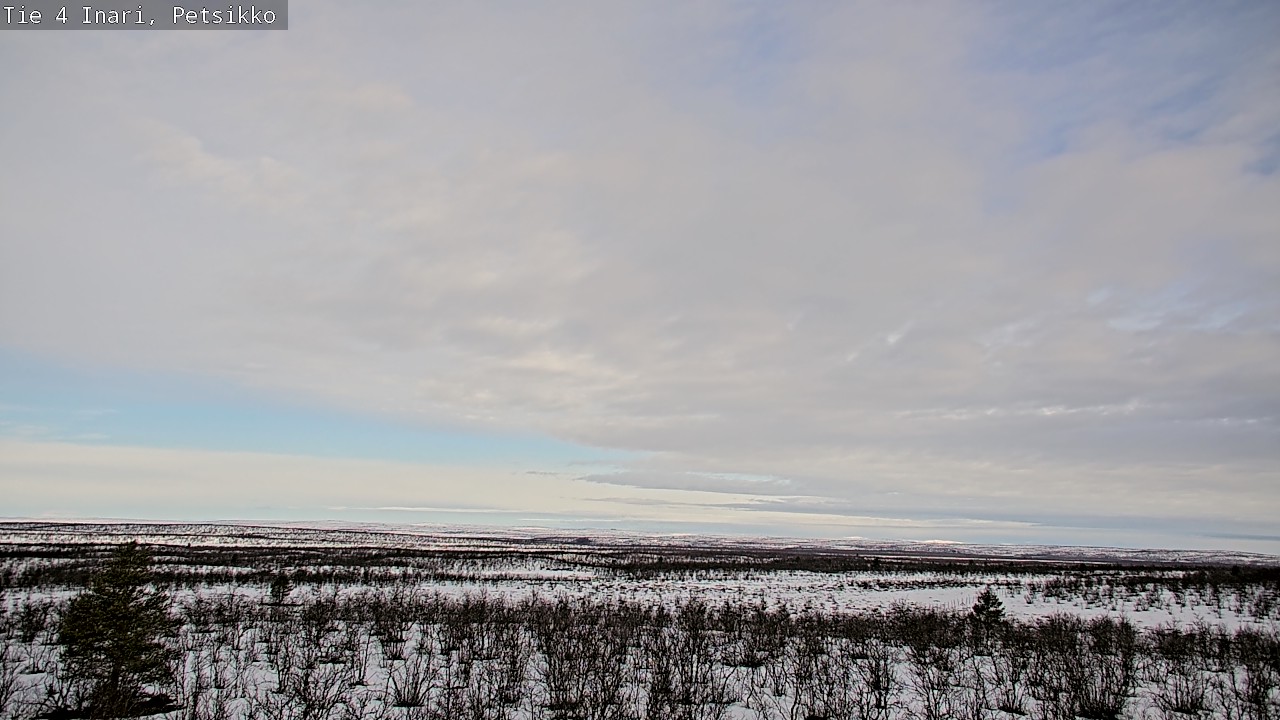 Weather Camera Image Väg 4 Enare, Petsikko, Inari, Lappi