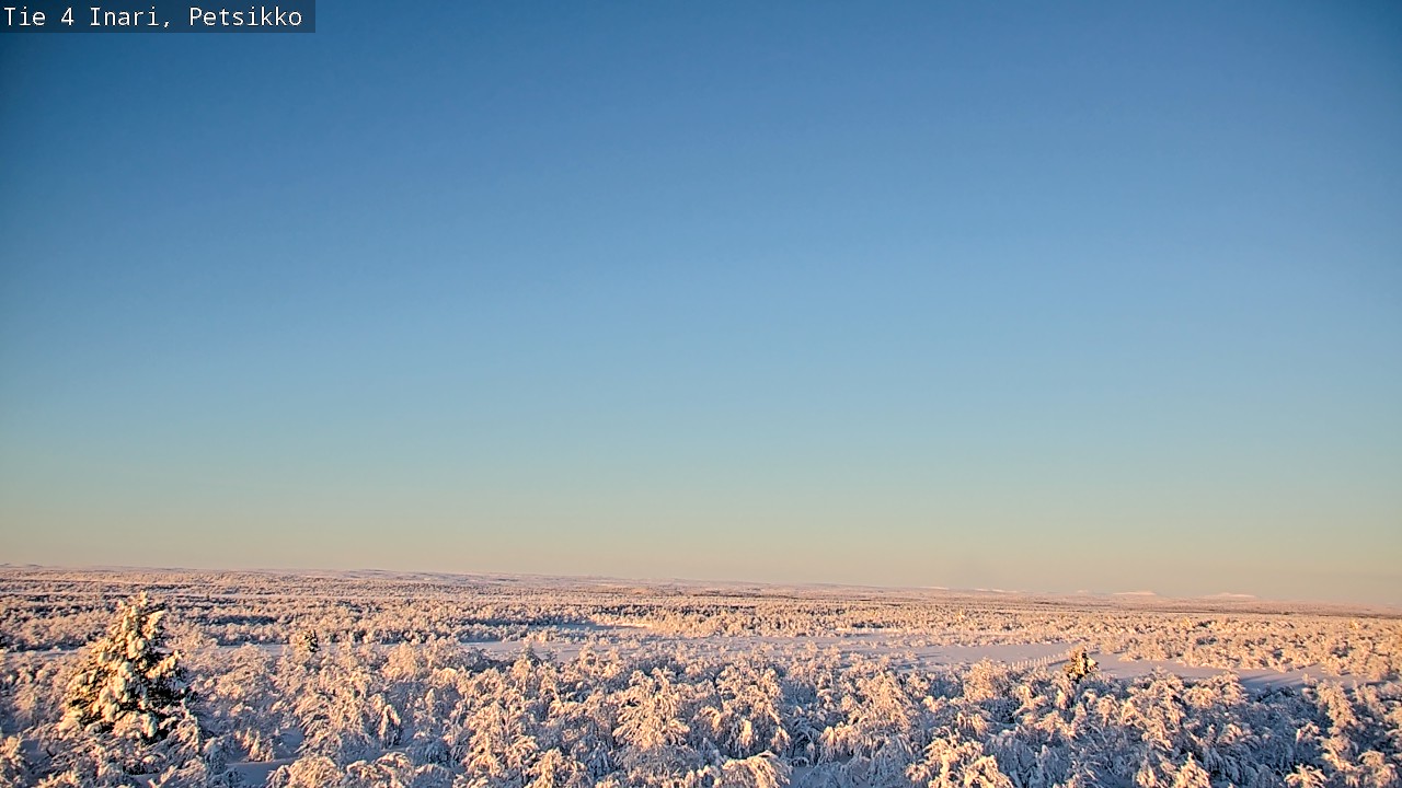 Weather Camera Image Väg 4 Enare, Petsikko, Inari, Lappi