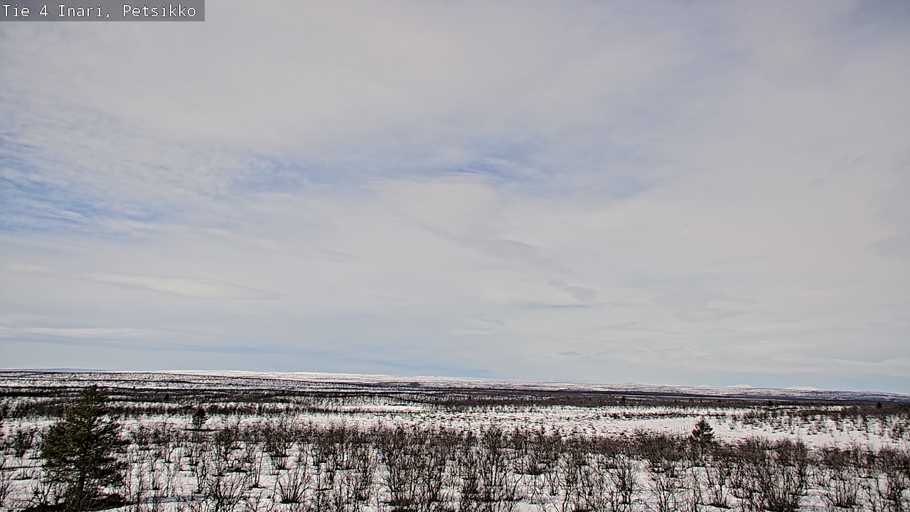 Weather Camera Image Väg 4 Enare, Petsikko, Inari, Lappi