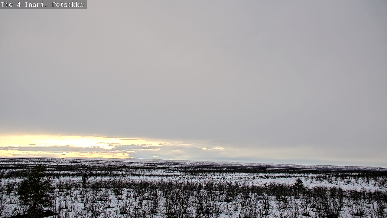 Weather Camera Image Väg 4 Enare, Petsikko, Inari, Lappi