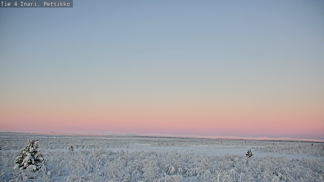 Weather Camera Image Väg 4 Enare, Petsikko, Inari, Lappi