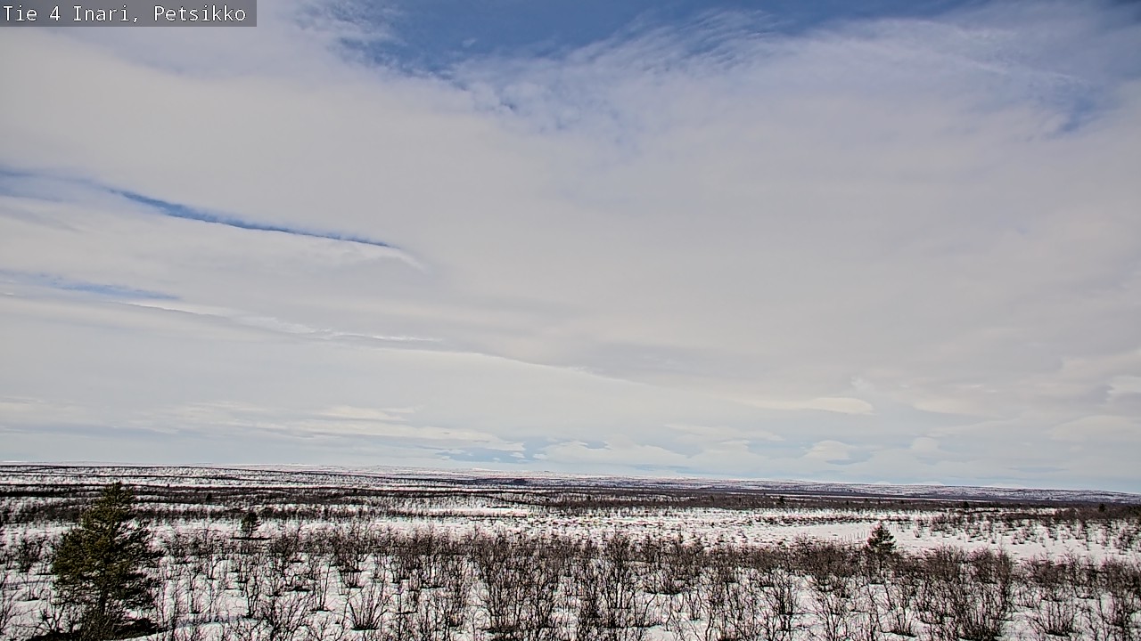 Weather Camera Image Väg 4 Enare, Petsikko, Inari, Lappi