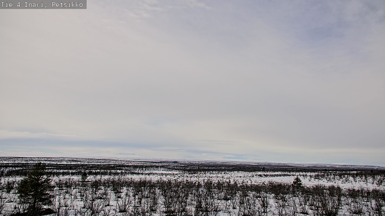 Weather Camera Image Väg 4 Enare, Petsikko, Inari, Lappi