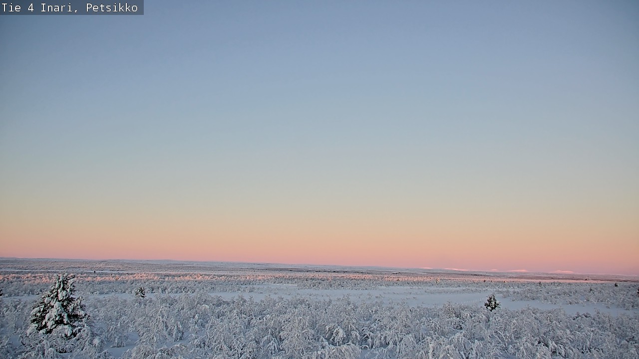 Weather Camera Image Väg 4 Enare, Petsikko, Inari, Lappi