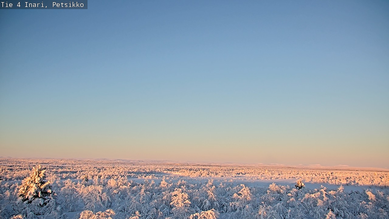 Weather Camera Image Väg 4 Enare, Petsikko, Inari, Lappi
