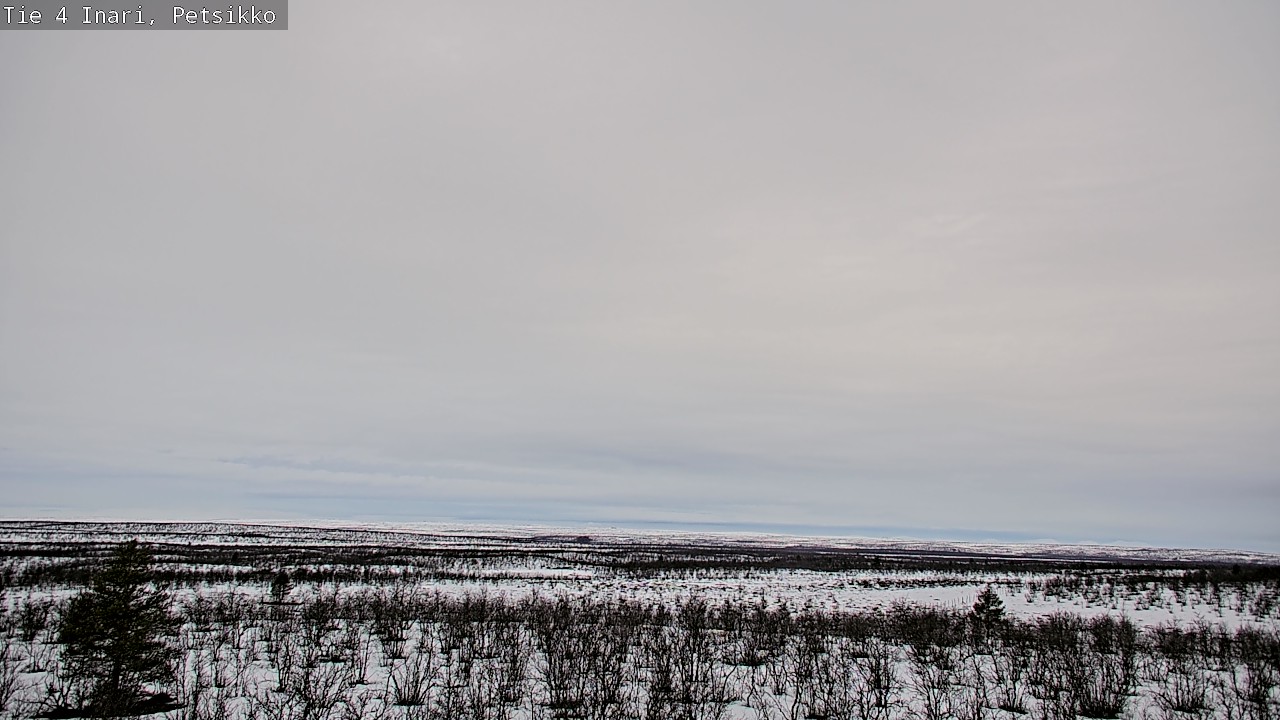 Weather Camera Image Väg 4 Enare, Petsikko, Inari, Lappi