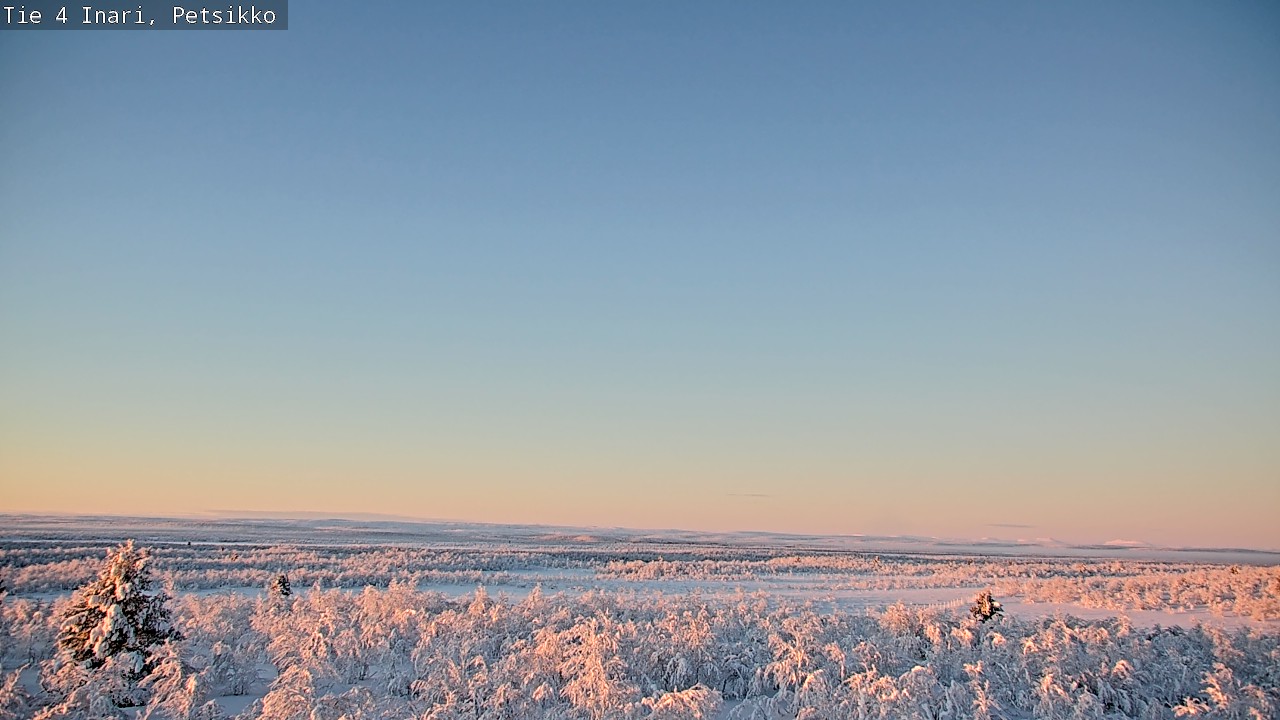 Kelikamerat Kuva Tie 4 Inari, Petsikko, Inari, Lappi