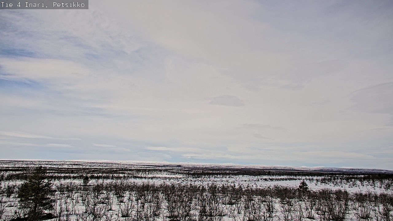 Weather Camera Image Väg 4 Enare, Petsikko, Inari, Lappi