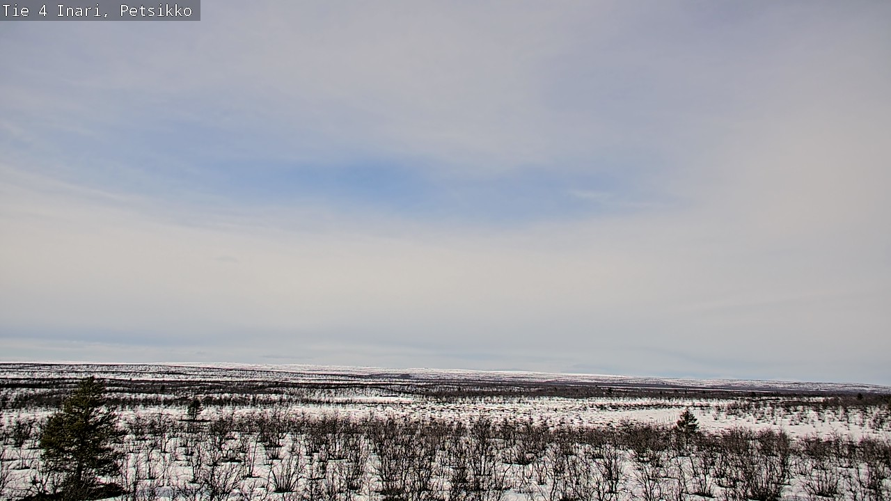 Weather Camera Image Väg 4 Enare, Petsikko, Inari, Lappi