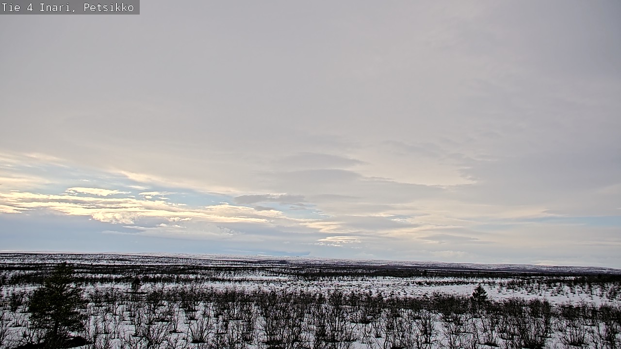 Weather Camera Image Väg 4 Enare, Petsikko, Inari, Lappi