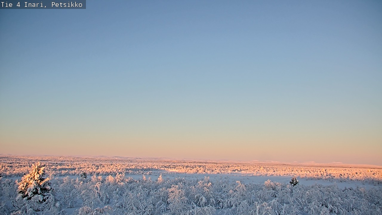 Weather Camera Image Väg 4 Enare, Petsikko, Inari, Lappi