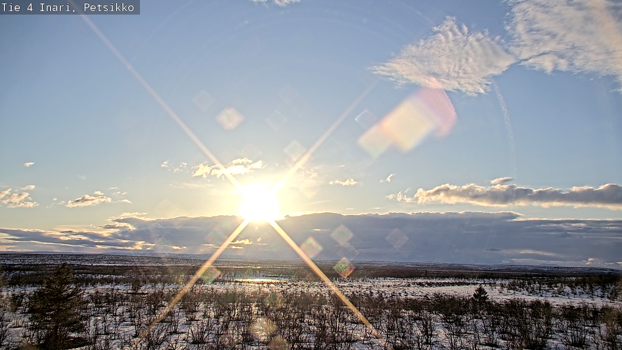 Weather Camera Image Väg 4 Enare, Petsikko, Inari, Lappi