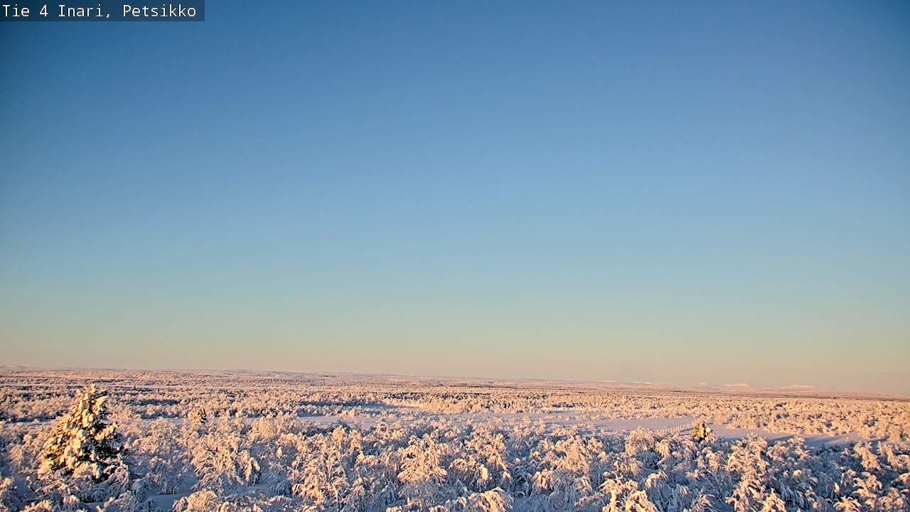 Weather Camera Image Väg 4 Enare, Petsikko, Inari, Lappi