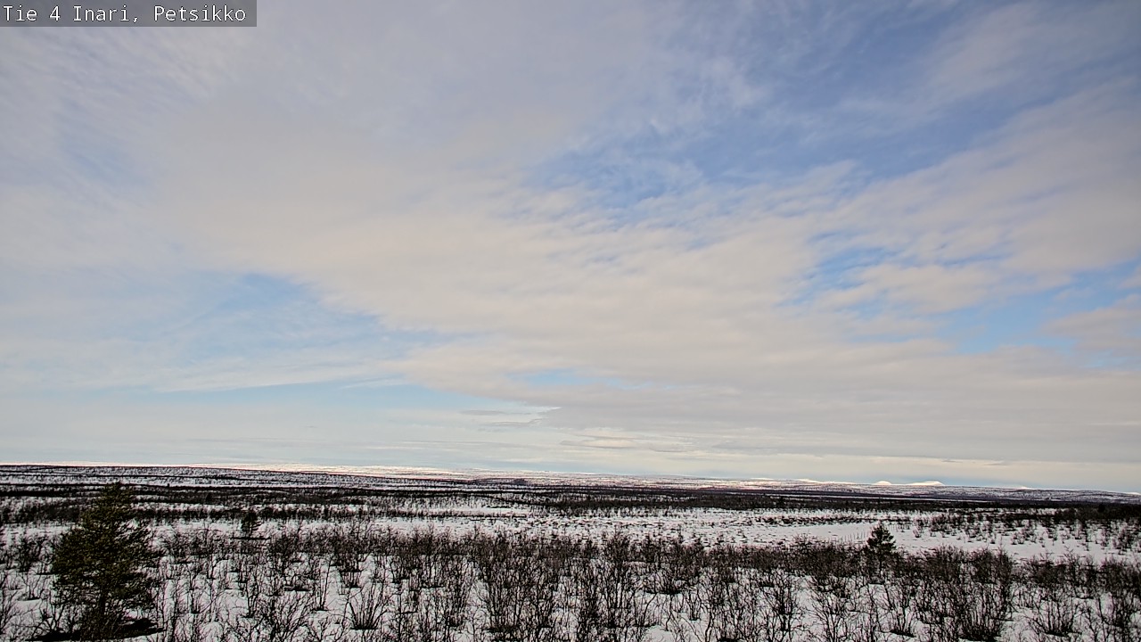Weather Camera Image Väg 4 Enare, Petsikko, Inari, Lappi