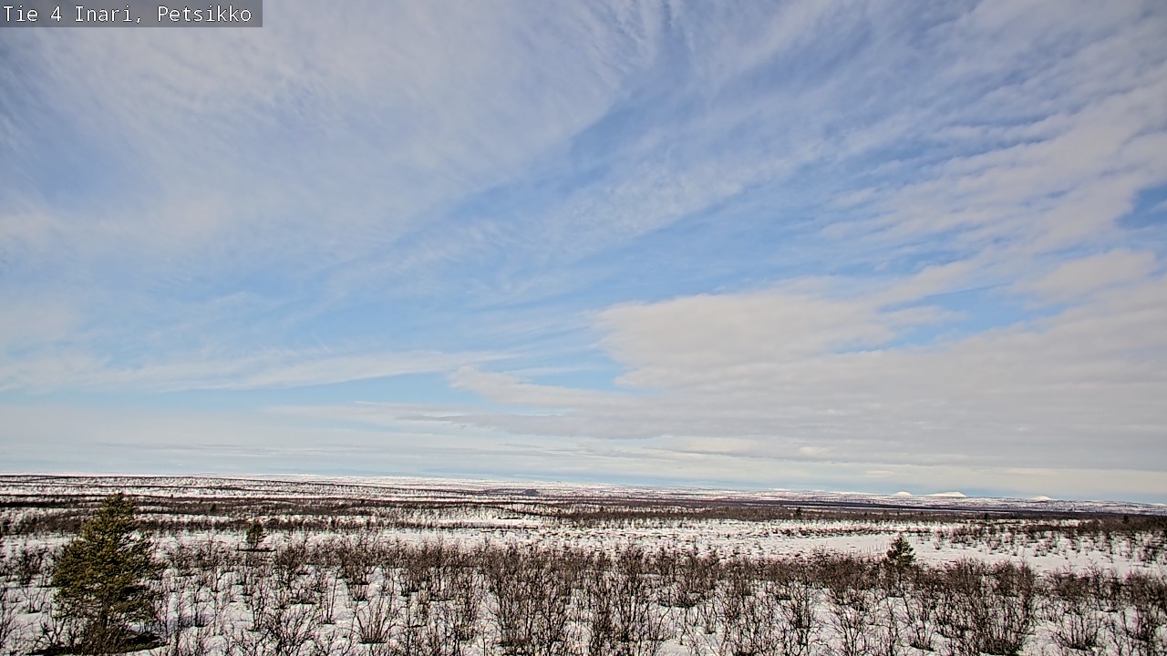 Weather Camera Image Väg 4 Enare, Petsikko, Inari, Lappi