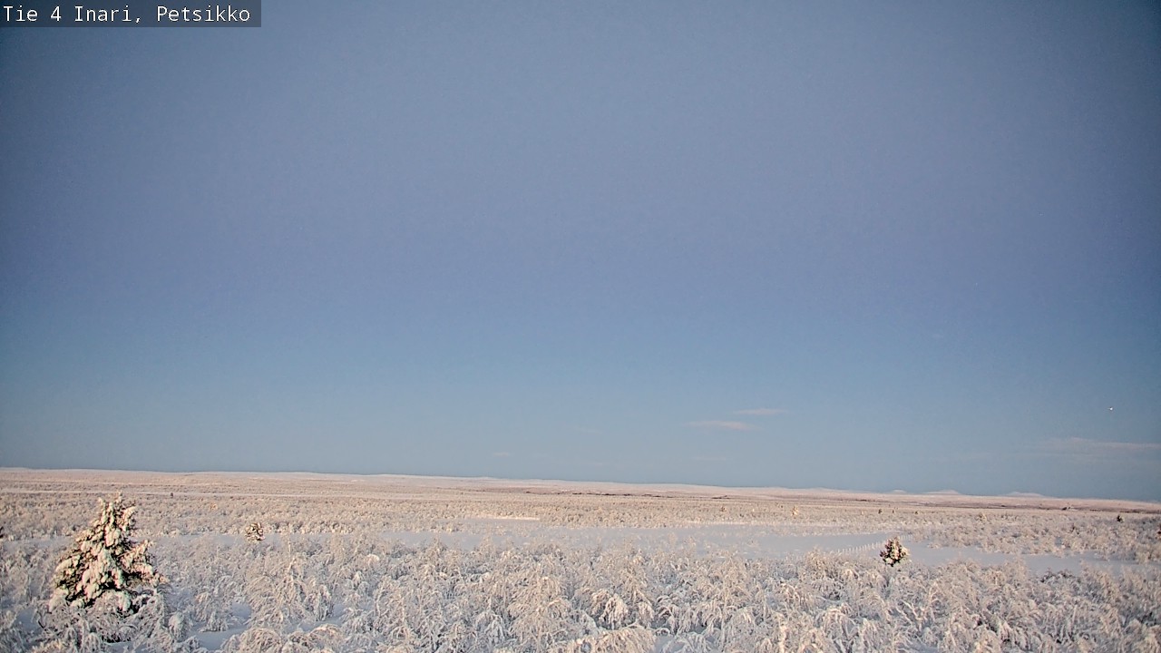 Kelikamerat Kuva Tie 4 Inari, Petsikko, Inari, Lappi