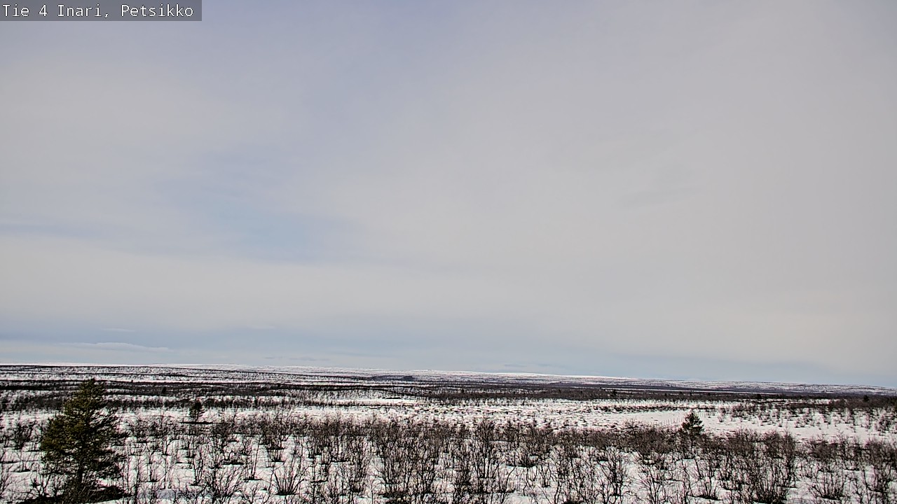 Weather Camera Image Väg 4 Enare, Petsikko, Inari, Lappi