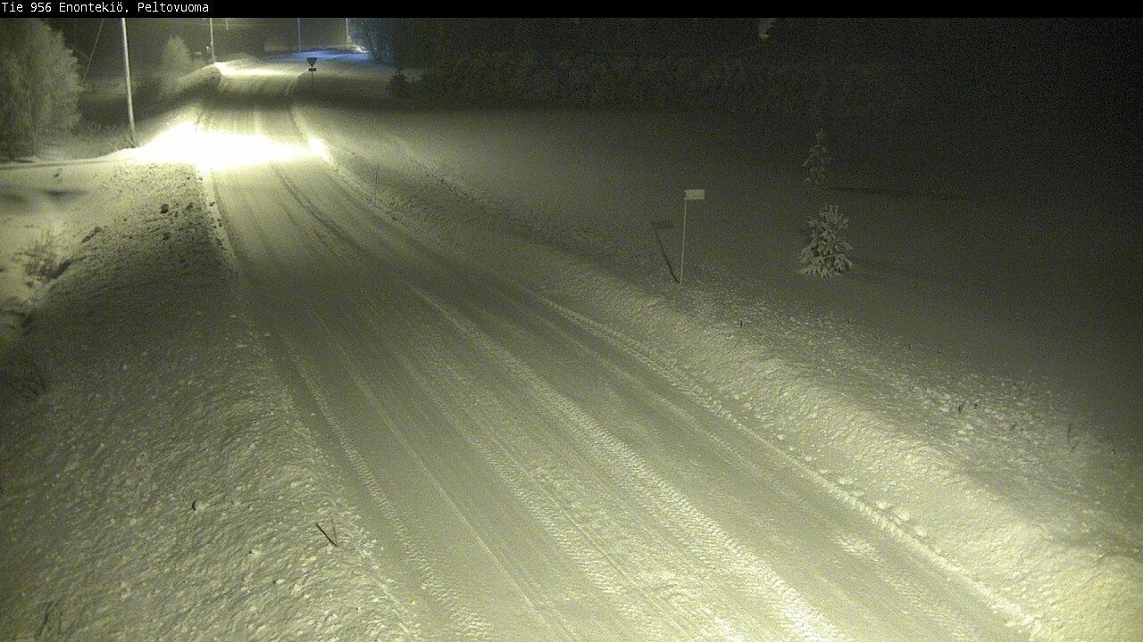 Weather Camera Image Väg 21 Enontekis, Peltovuoma, Enontekiö, Lappi