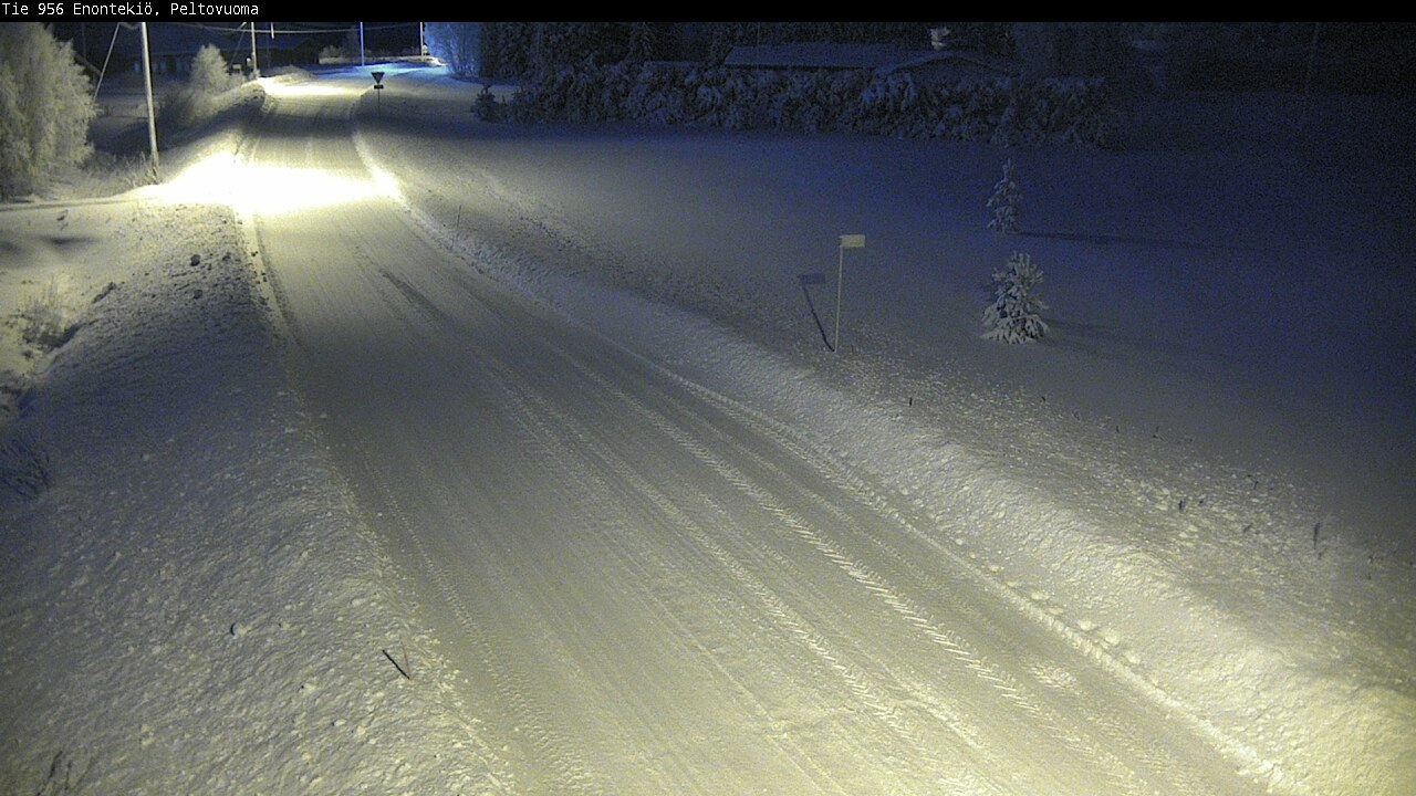 Weather Camera Image Väg 21 Enontekis, Peltovuoma, Enontekiö, Lappi