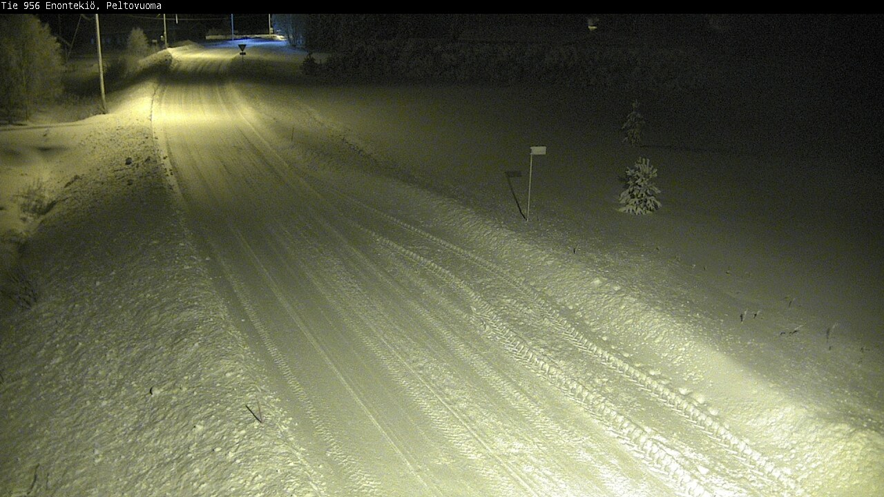 Weather Camera Image Väg 21 Enontekis, Peltovuoma, Enontekiö, Lappi