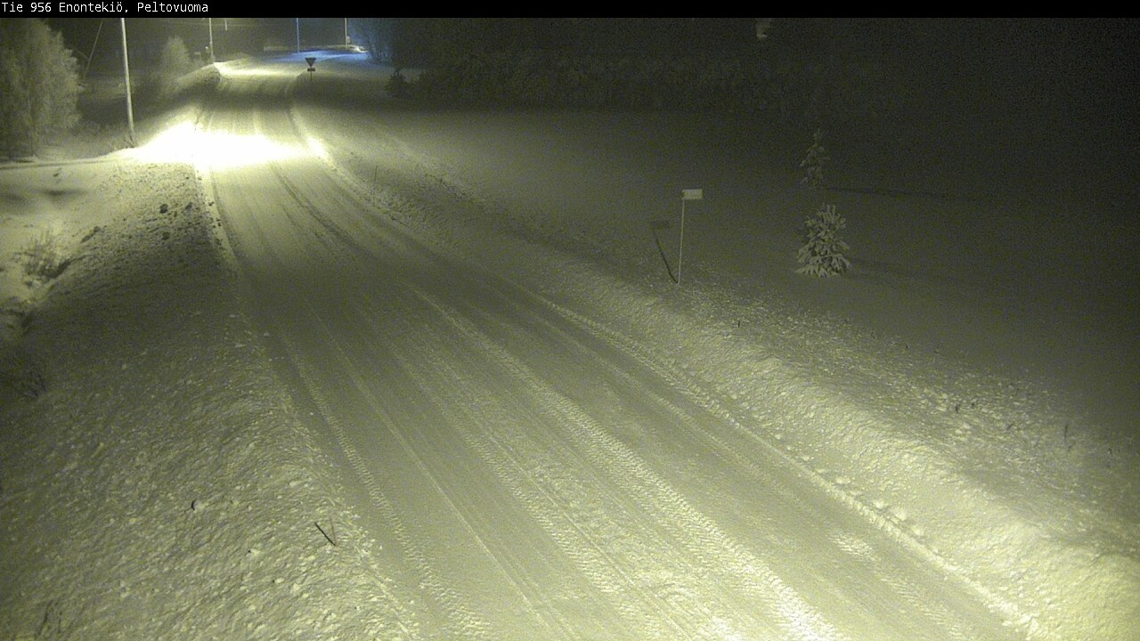 Weather Camera Image Väg 21 Enontekis, Peltovuoma, Enontekiö, Lappi