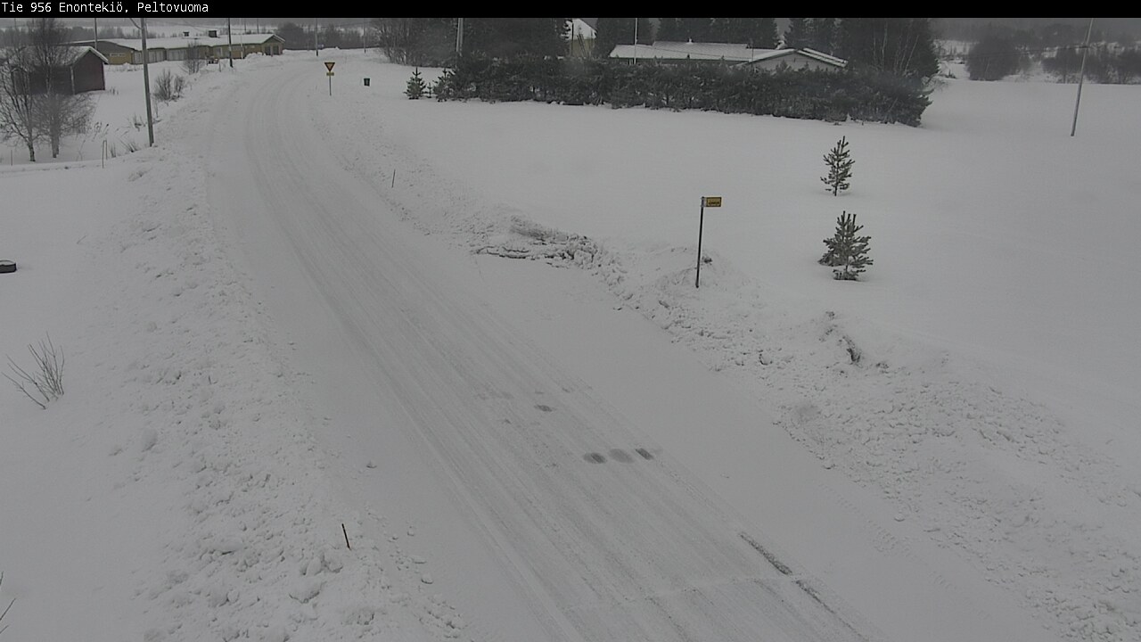 Weather Camera Image Road 956 Enontekiö, Peltovuoma, Enontekiö, Lappi