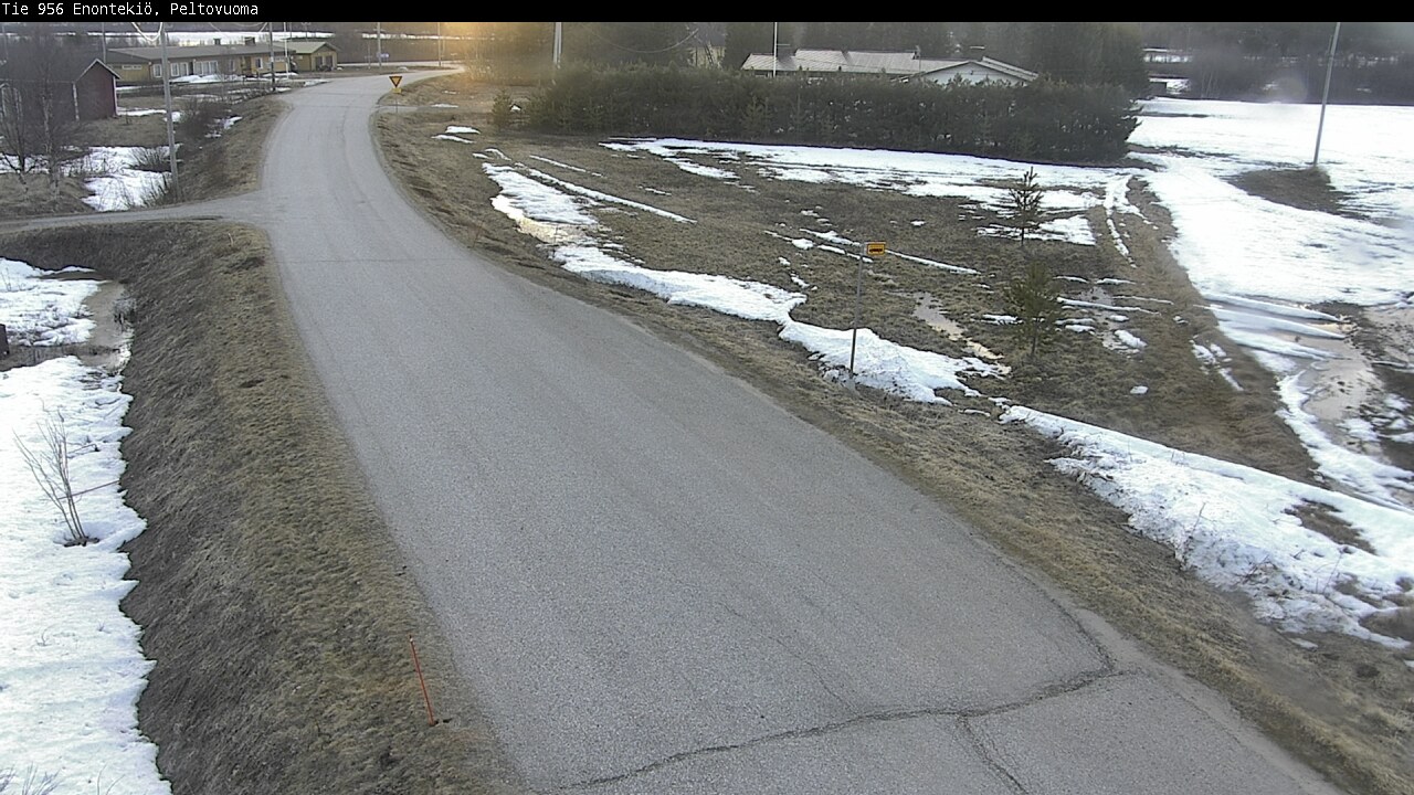 Weather Camera Image Road 956 Enontekiö, Peltovuoma, Enontekiö, Lappi