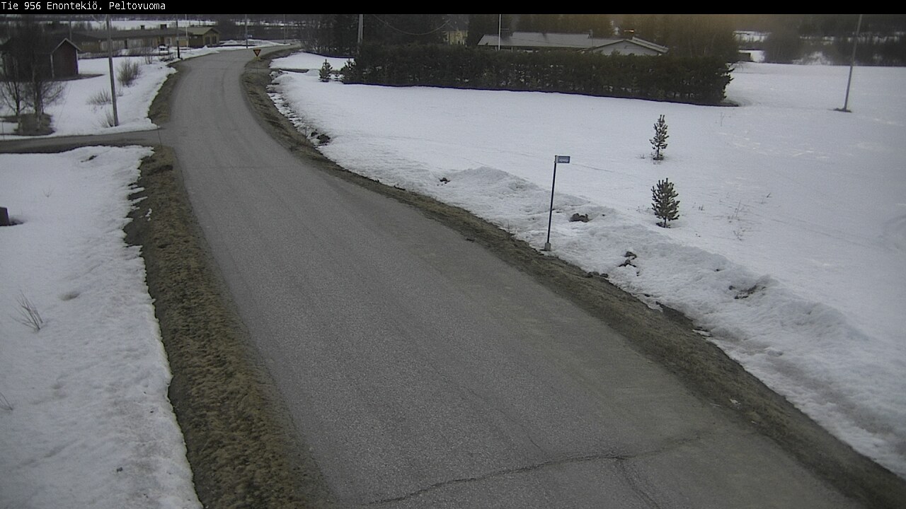 Weather Camera Image Road 956 Enontekiö, Peltovuoma, Enontekiö, Lappi