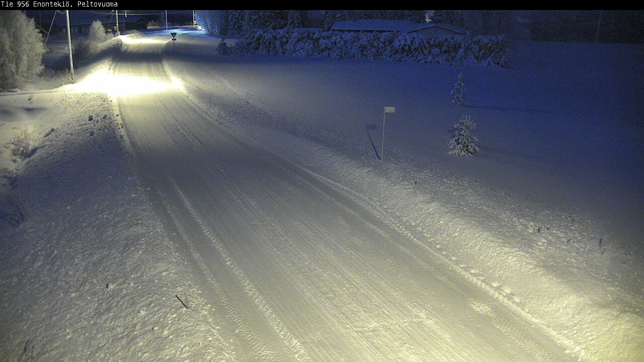 Weather Camera Image Väg 21 Enontekis, Peltovuoma, Enontekiö, Lappi