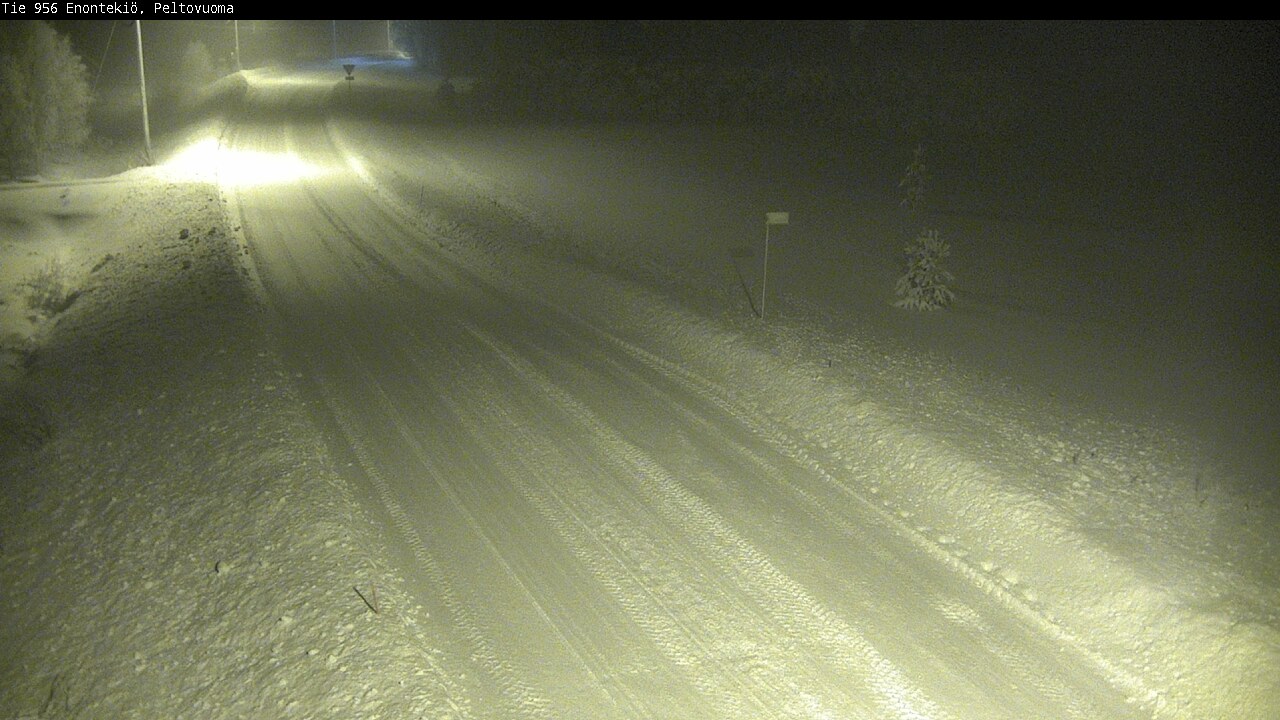 Weather Camera Image Väg 21 Enontekis, Peltovuoma, Enontekiö, Lappi
