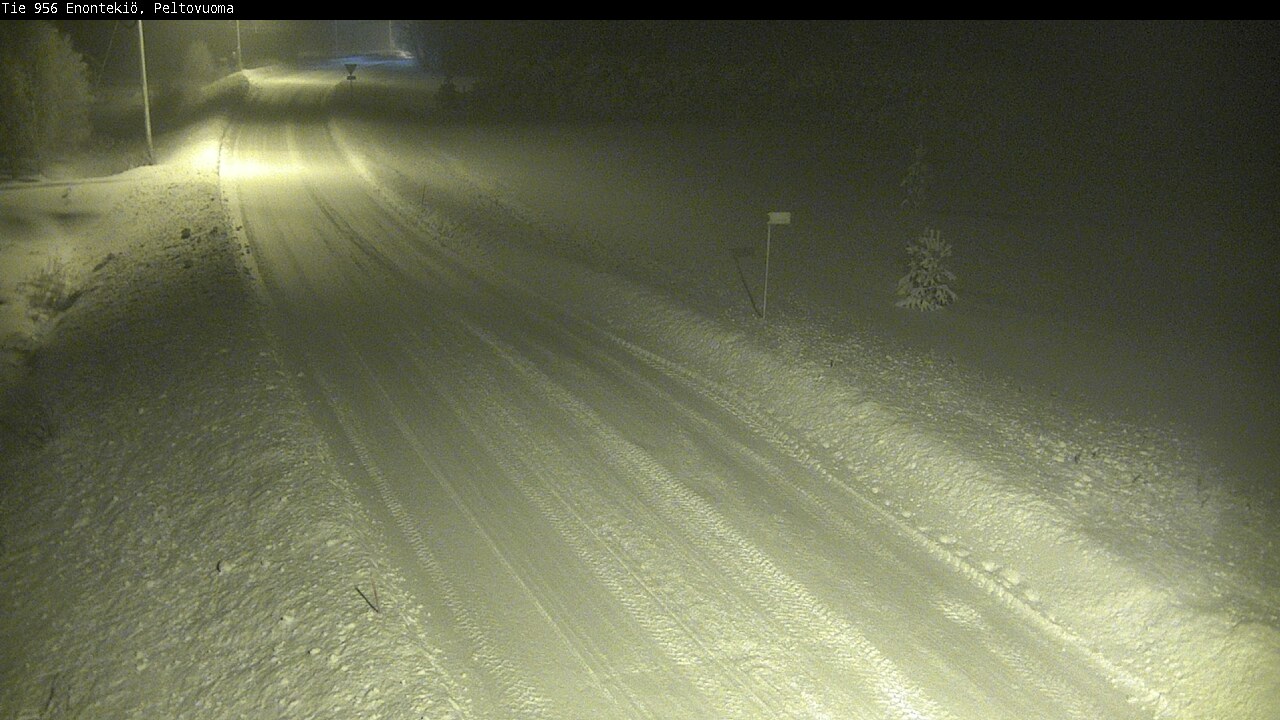 Weather Camera Image Väg 21 Enontekis, Peltovuoma, Enontekiö, Lappi