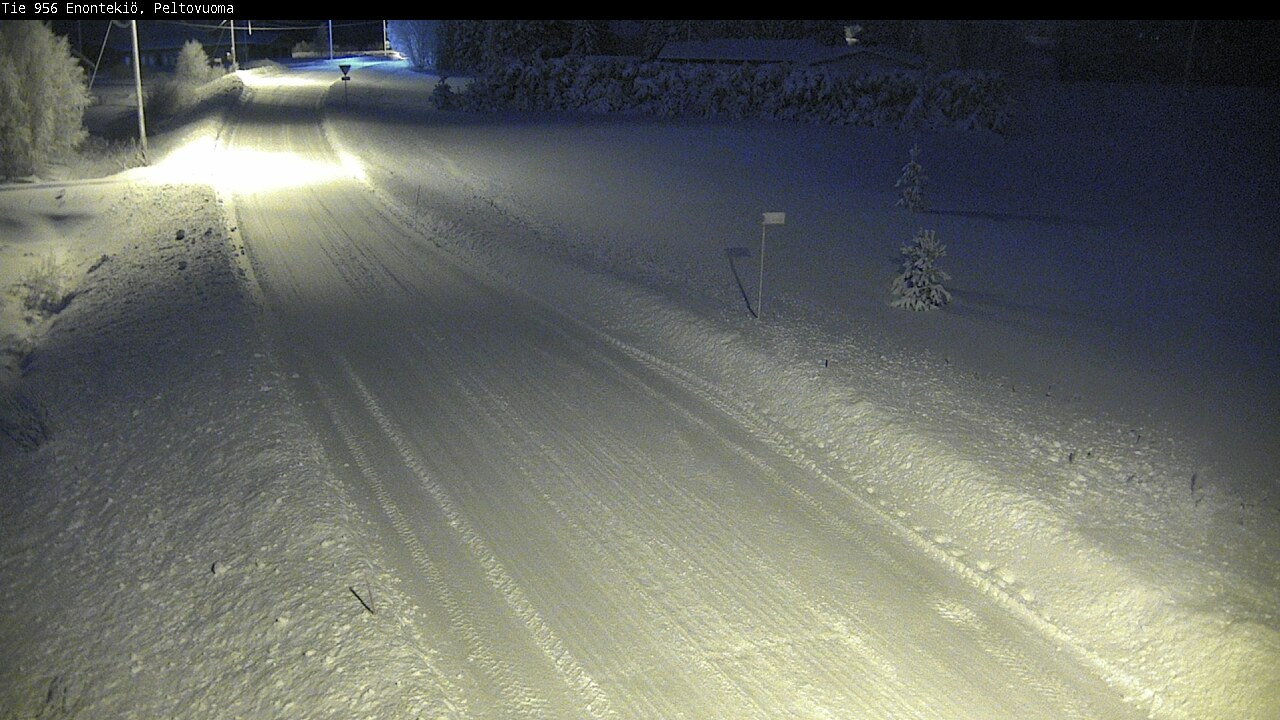 Weather Camera Image Väg 21 Enontekis, Peltovuoma, Enontekiö, Lappi