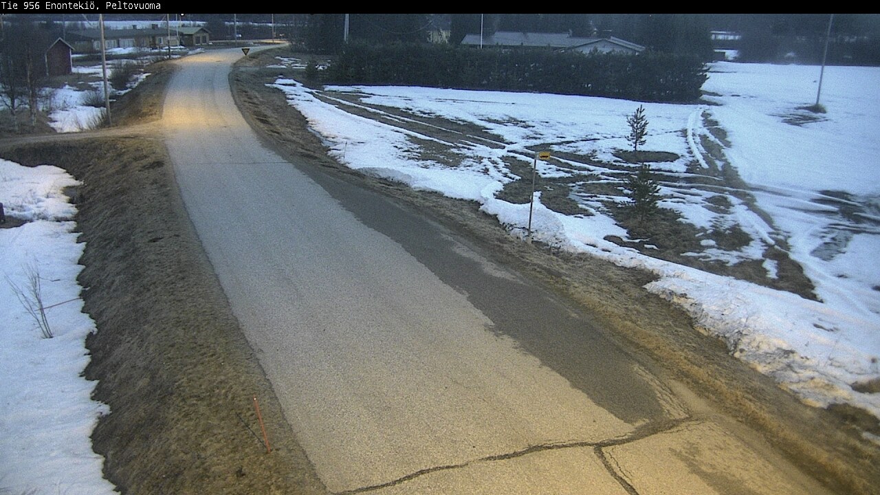 Weather Camera Image Väg 21 Enontekis, Peltovuoma, Enontekiö, Lappi
