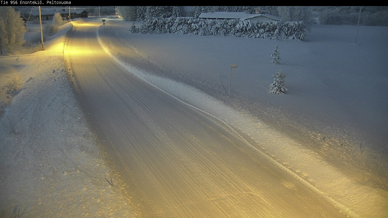 Weather Camera Image Väg 21 Enontekis, Peltovuoma, Enontekiö, Lappi