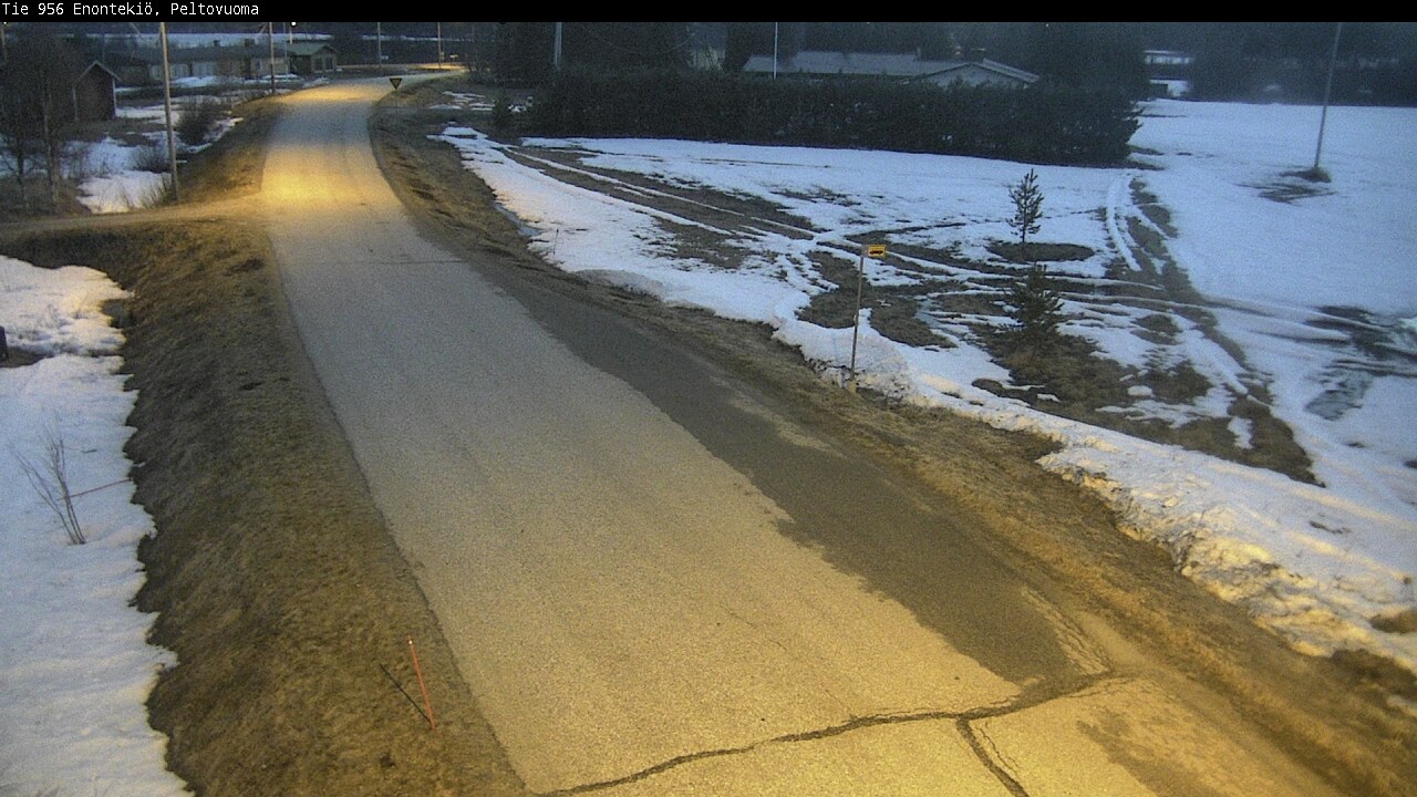 Weather Camera Image Väg 21 Enontekis, Peltovuoma, Enontekiö, Lappi