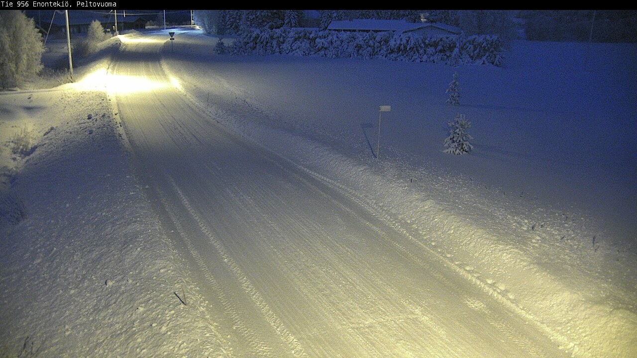 Weather Camera Image Väg 21 Enontekis, Peltovuoma, Enontekiö, Lappi