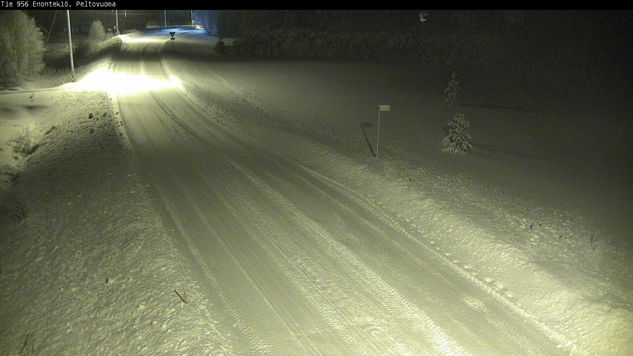 Weather Camera Image Väg 21 Enontekis, Peltovuoma, Enontekiö, Lappi