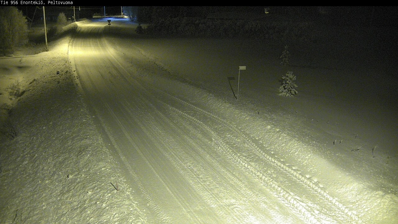 Weather Camera Image Väg 21 Enontekis, Peltovuoma, Enontekiö, Lappi
