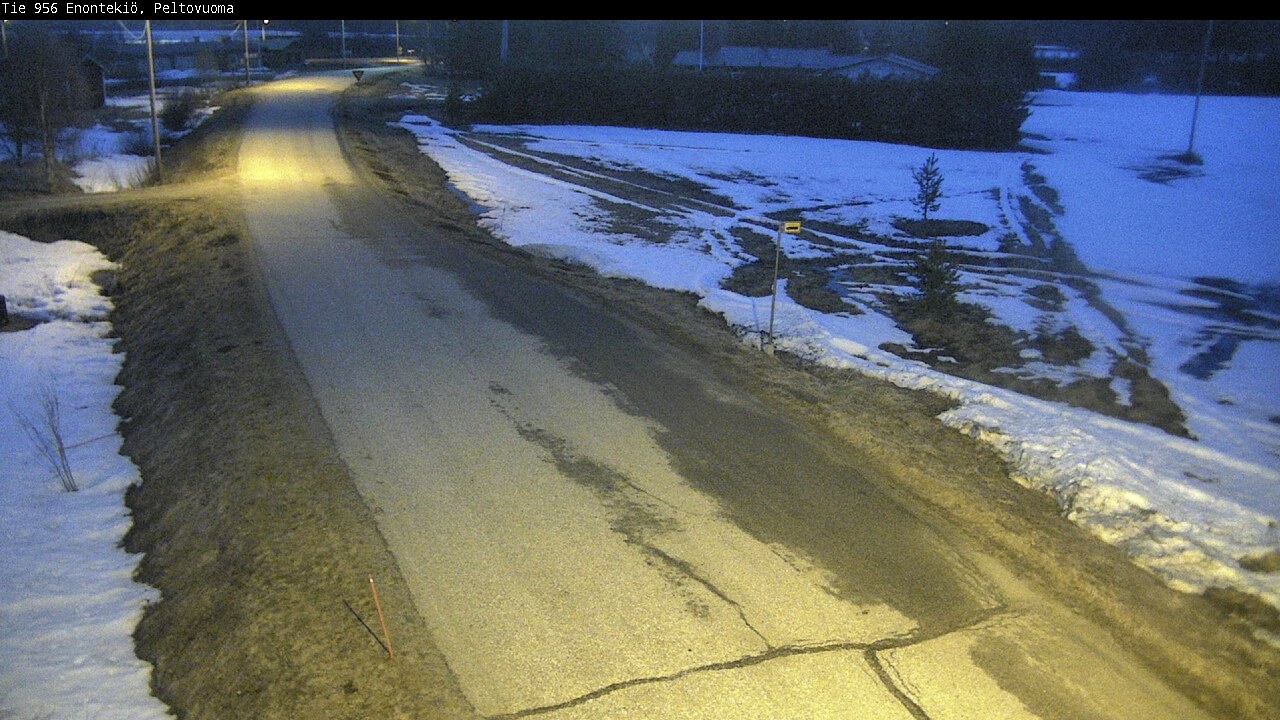Weather Camera Image Väg 21 Enontekis, Peltovuoma, Enontekiö, Lappi