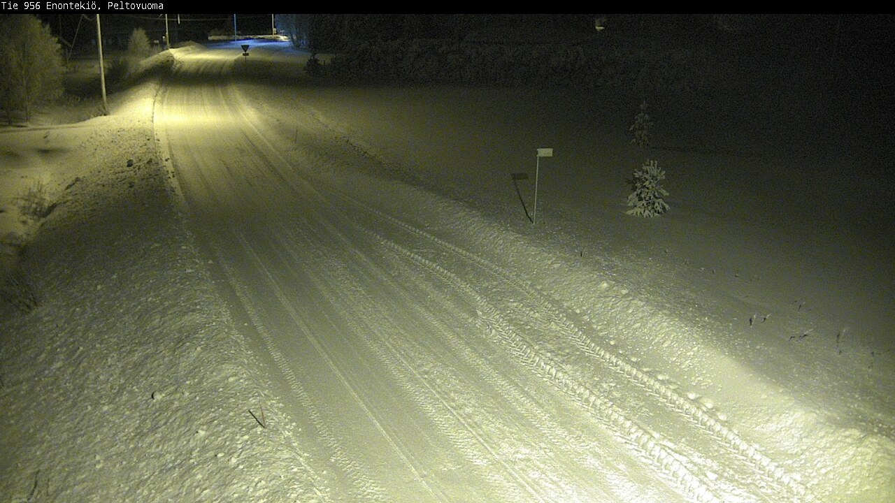 Weather Camera Image Väg 21 Enontekis, Peltovuoma, Enontekiö, Lappi