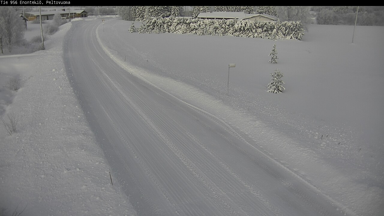 Weather Camera Image Väg 21 Enontekis, Peltovuoma, Enontekiö, Lappi