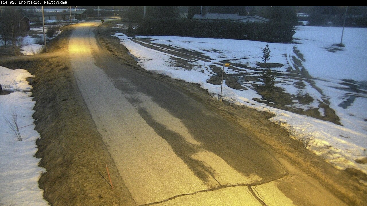 Weather Camera Image Väg 21 Enontekis, Peltovuoma, Enontekiö, Lappi