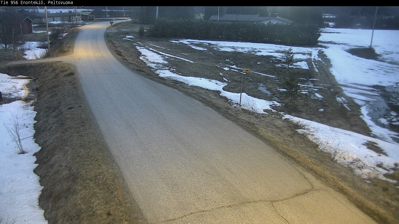 Weather Camera Image Road 956 Enontekiö, Peltovuoma, Enontekiö, Lappi