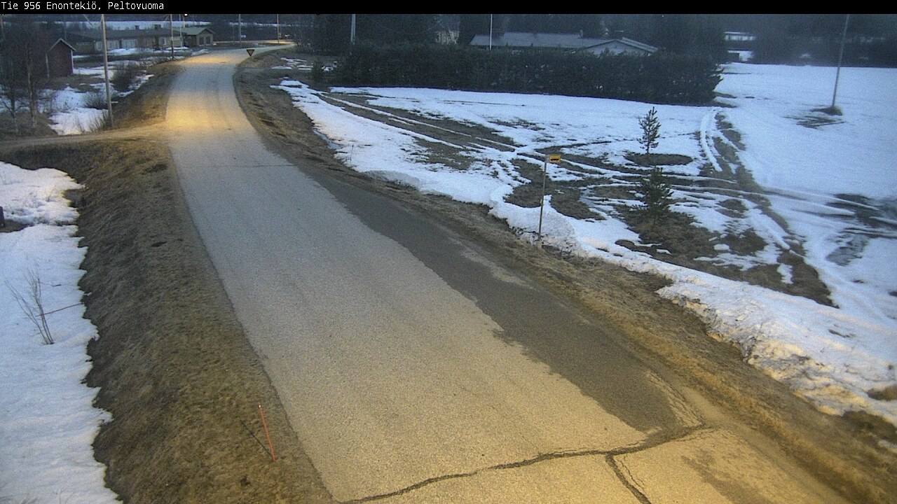 Weather Camera Image Väg 21 Enontekis, Peltovuoma, Enontekiö, Lappi